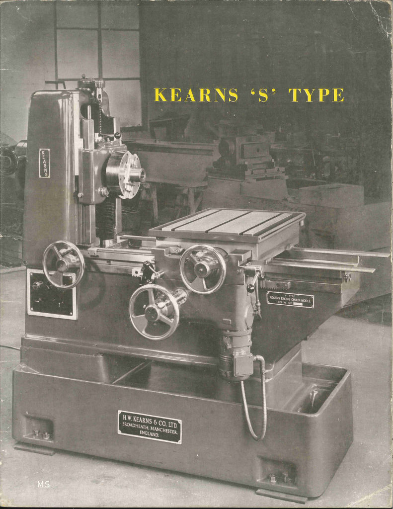 Kearns S-Type Toolroom Horizontal Borer